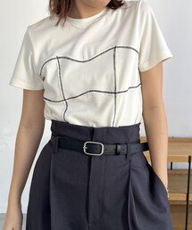 CAPRICIEUX LE'MAGE | ステッチTシャツ(Tシャツ/カットソー)