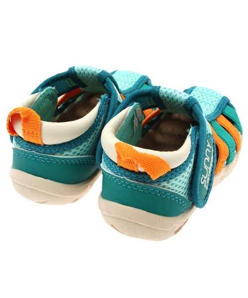 apres les cours（アプレレクール）の「◎SUNNY × IFME(イフミー)水抜きウォーターサンダル（シューズ・キッズ・ブラック/ブルー/オフホワイト/ピンク・16/17/18/19）」の6枚目の写真