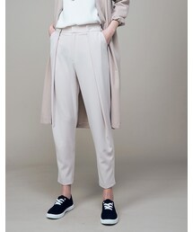 mooncat | 側釦壓摺西裝褲色(パンツ)