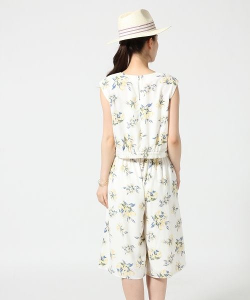 LOWRYS FARM(ローリーズファーム)の「ハナガラNS*ガウチョ(ワンピース/ドレス・レディース・オフ05/ネイビー88・M/L)」の4枚目の写真