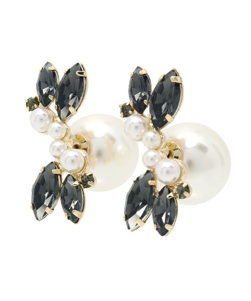 GLOBAL WORK（グローバルワーク）の「パールリバーピアス（アクセサリー・レディース・ホワイト05/ホワイト06/ブラック09/オレンジ45・ONE SIZE）」の3枚目の写真