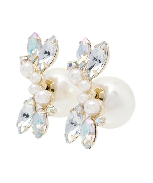 GLOBAL WORK（グローバルワーク）の「パールリバーピアス（アクセサリー・レディース・ホワイト05/ホワイト06/ブラック09/オレンジ45・ONE SIZE）」の2枚目の写真