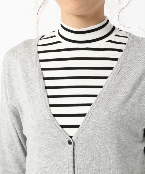 BLISS POINT Womens（ブリスポイント ウイメンズ）の「【UVカット】15SSロングVネックカーディガン（トップス・レディース・ホワイト05/ブラック09/グレー15/ベージュ52/カーキ78・Ｍ/Ｌ）」の10枚目の写真