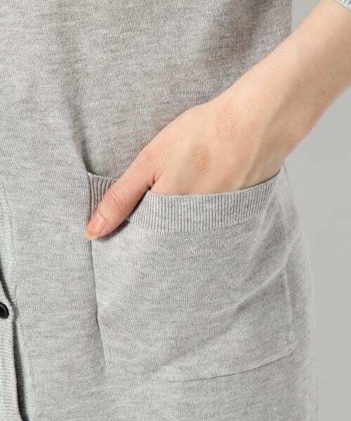 BLISS POINT Womens（ブリスポイント ウイメンズ）の「【UVカット】15SSロングVネックカーディガン（トップス・レディース・ホワイト05/ブラック09/グレー15/ベージュ52/カーキ78・Ｍ/Ｌ）」の14枚目の写真