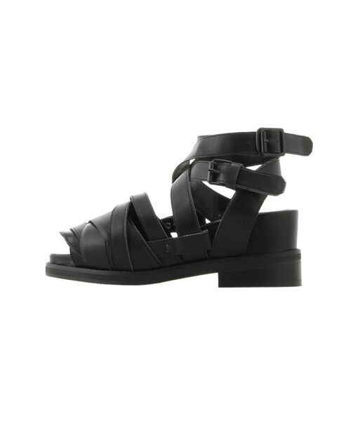 EMODA（エモダ）の「over crossグラディエーター（シューズ・レディース・ホワイト/ブラック・S/M/L）」の11枚目の写真