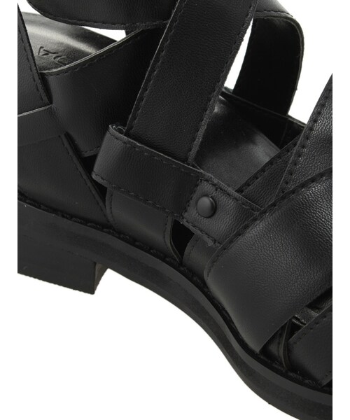 EMODA（エモダ）の「over crossグラディエーター（シューズ・レディース・ホワイト/ブラック・S/M/L）」の8枚目の写真