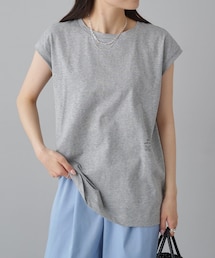 PUAL CE CIN | ワンポイントロゴプリント万能カットソー(Tシャツ/カットソー)