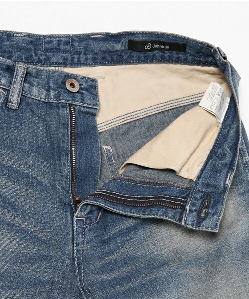 Johnbull Private labo（ジョンブルプライベートラボ）の「3/4ぺインターパンツ（デニムパンツ・メンズ・ブルー・SMALL/MEDIUM/LARGE/X-LARGE）」の9枚目の写真