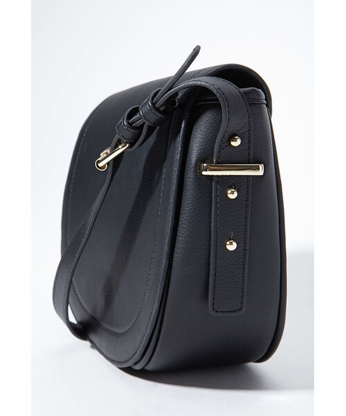 FOREVER 21(フォーエバー トゥエンティーワン)の「FOREVER 21 Flap-Top Faux Leather Crossbody(ショルダーバッグ・レディース・Black/Red・One size)」の10枚目の写真