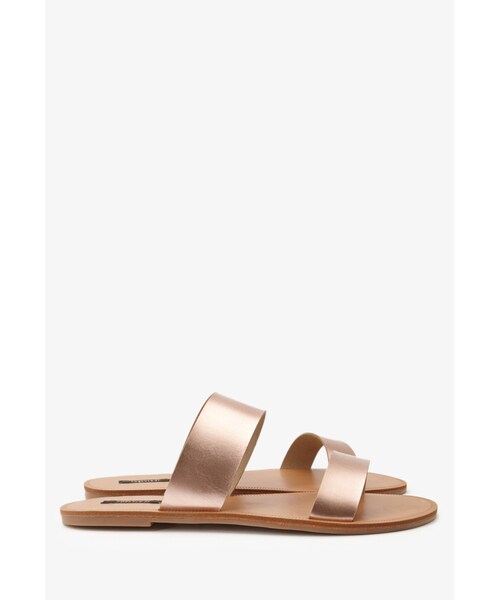 FOREVER 21（フォーエバー トゥエンティーワン）の「FOREVER 21 Metallic Strap Sandals（サンダル・レディース・Rose gold/Gold・6/8/10/7/9）」の6枚目の写真