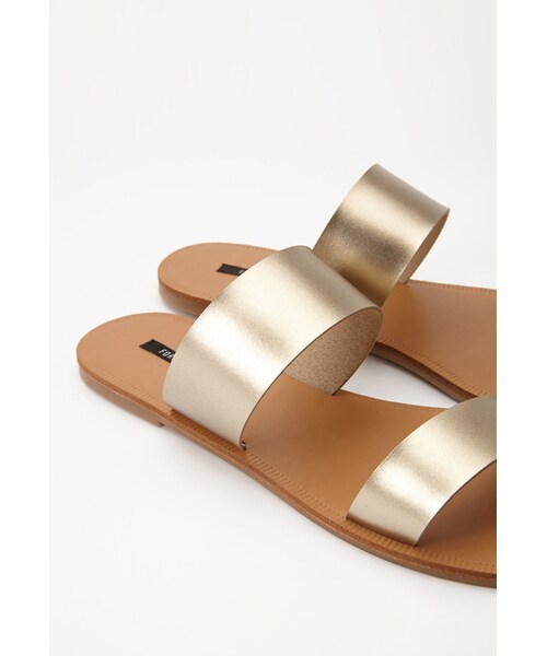 FOREVER 21（フォーエバー トゥエンティーワン）の「FOREVER 21 Metallic Strap Sandals（サンダル・レディース・Rose gold/Gold・6/8/10/7/9）」の10枚目の写真