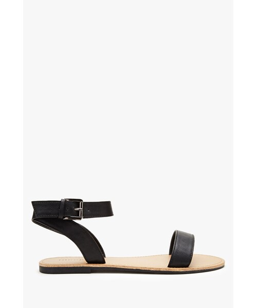 FOREVER 21（フォーエバー トゥエンティーワン）の「FOREVER 21 Faux Leather Ankle Strap Sandals（サンダル・レディース・Camel/Black/White・7/6/8/9/10）」の11枚目の写真