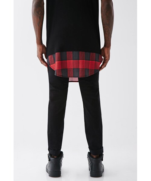 FOREVER 21（フォーエバー トゥエンティーワン）の「FOREVER 21 Clean Wash - Paneled Skinny Jeans（デニムパンツ・メンズ・Black・36/32/31/32/32/30/33/32/34/32/30/32/30/30/29/30/32/32）」の4枚目の写真