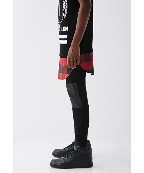 FOREVER 21（フォーエバー トゥエンティーワン）の「FOREVER 21 Clean Wash - Paneled Skinny Jeans（デニムパンツ・メンズ・Black・36/32/31/32/32/30/33/32/34/32/30/32/30/30/29/30/32/32）」の3枚目の写真