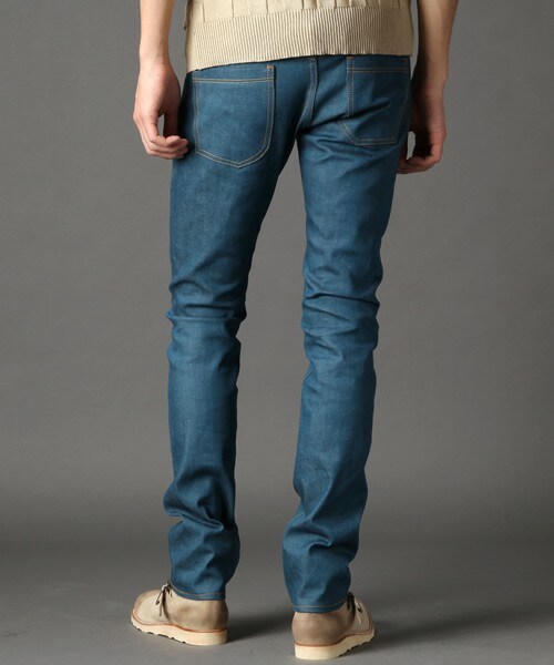 SABLE CLUTCH（セーブルクラッチ）の「シンチバック5Pストレッチジーンズ リジットスキニー（デニムパンツ・メンズ・ホワイト/ブラック/グレー/ダークネイビー/ブルーグリーン/ロイヤルブルー・SMALL/MEDIUM/LARGE）」の8枚目の写真