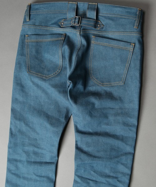 SABLE CLUTCH（セーブルクラッチ）の「シンチバック5Pストレッチジーンズ リジットスキニー（デニムパンツ・メンズ・ホワイト/ブラック/グレー/ダークネイビー/ブルーグリーン/ロイヤルブルー・SMALL/MEDIUM/LARGE）」の11枚目の写真