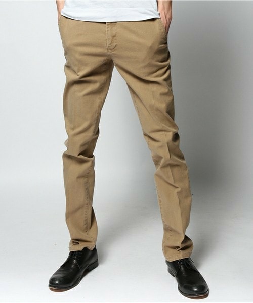 SABLE CLUTCH（セーブルクラッチ）の「ストレッチサージスラックス（チノパン）（チノパンツ・メンズ・グレー/ベージュ・SMALL/MEDIUM/LARGE）」の11枚目の写真