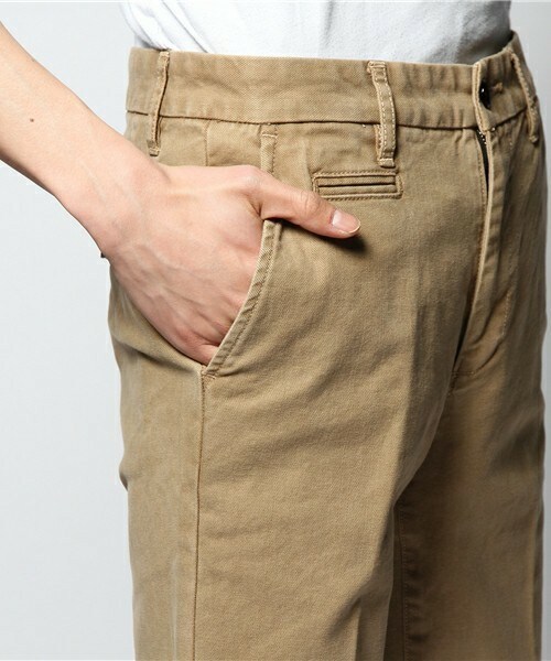 SABLE CLUTCH（セーブルクラッチ）の「ストレッチサージスラックス（チノパン）（チノパンツ・メンズ・グレー/ベージュ・SMALL/MEDIUM/LARGE）」の7枚目の写真