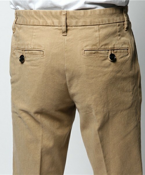 SABLE CLUTCH（セーブルクラッチ）の「ストレッチサージスラックス（チノパン）（チノパンツ・メンズ・グレー/ベージュ・SMALL/MEDIUM/LARGE）」の6枚目の写真