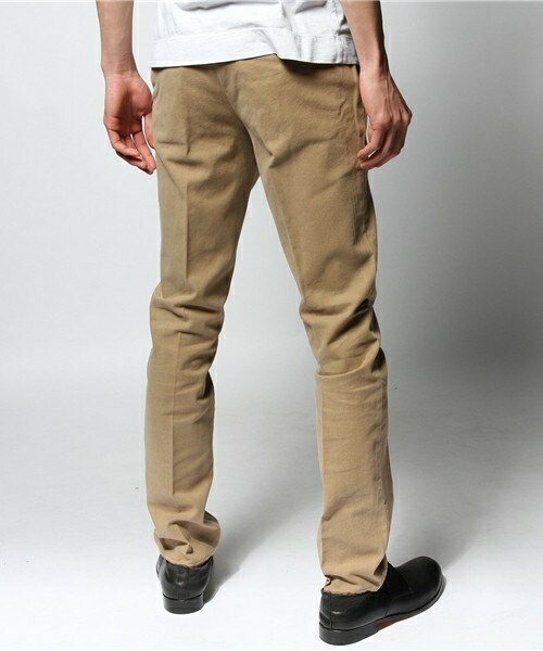 SABLE CLUTCH（セーブルクラッチ）の「ストレッチサージスラックス（チノパン）（チノパンツ・メンズ・グレー/ベージュ・SMALL/MEDIUM/LARGE）」の4枚目の写真