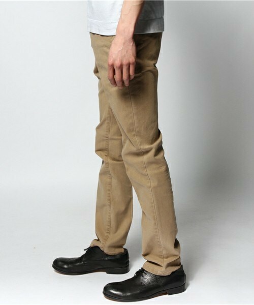 SABLE CLUTCH（セーブルクラッチ）の「ストレッチサージスラックス（チノパン）（チノパンツ・メンズ・グレー/ベージュ・SMALL/MEDIUM/LARGE）」の3枚目の写真