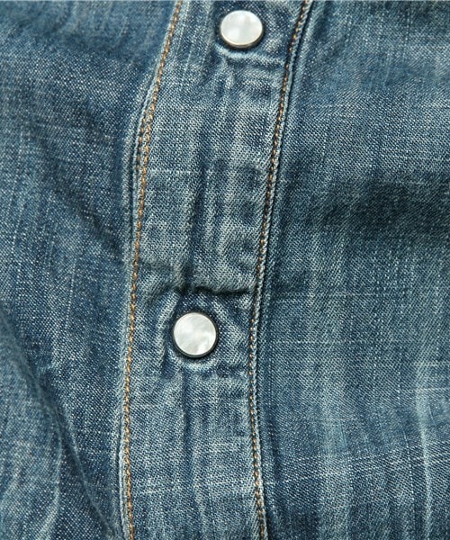 SABLE CLUTCH（セーブルクラッチ）の「WRINKLE EFFECT-デニムシャツ（シャツ/ブラウス・メンズ・インディゴブルー・SMALL/MEDIUM）」の9枚目の写真