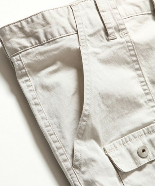 SABLE CLUTCH（セーブルクラッチ）の「ギャバストレッチスキニーブッシュパンツ（カーゴパンツ・メンズ・オフホワイト/カーキ・SMALL/MEDIUM/LARGE/X-LARGE）」の10枚目の写真