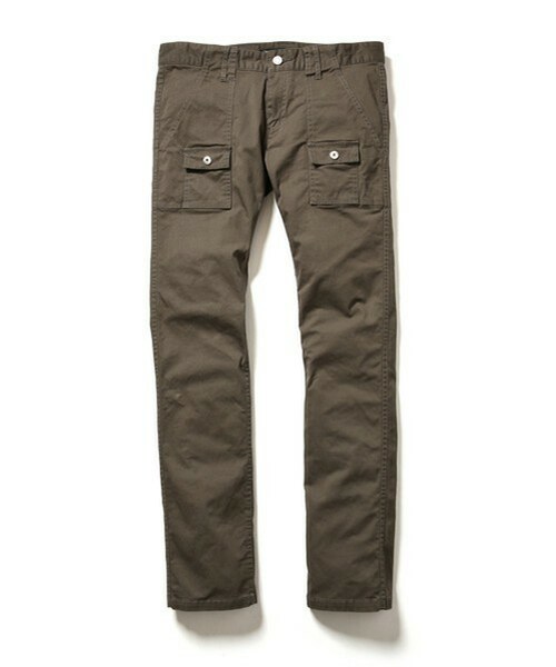 SABLE CLUTCH（セーブルクラッチ）の「ギャバストレッチスキニーブッシュパンツ（カーゴパンツ・メンズ・オフホワイト/カーキ・SMALL/MEDIUM/LARGE/X-LARGE）」の13枚目の写真