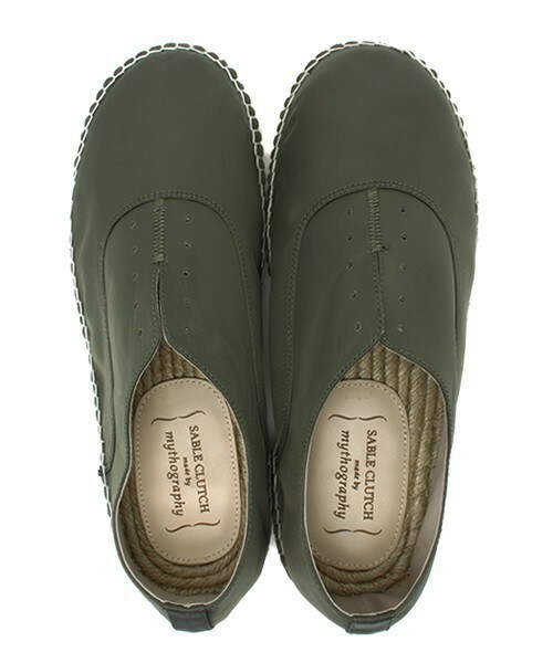 SABLE CLUTCH（セーブルクラッチ）の「フライト MA-1 エスパドリーユ セーブルクラッチ×ミソグラフィー（サンダル・メンズ・ブラック/カーキ・41/42/43）」の10枚目の写真