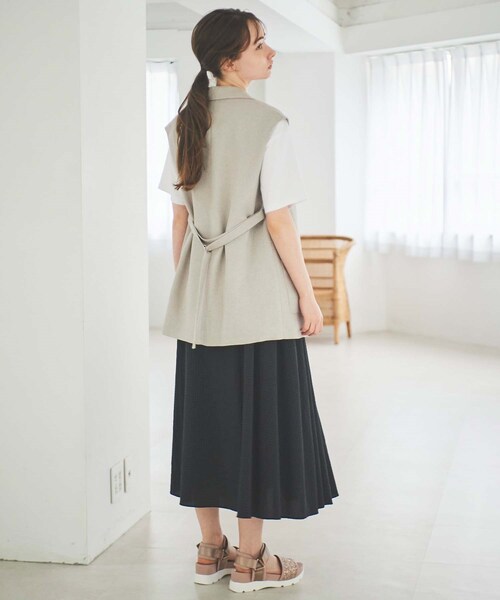 31 Sons de mode（トランテアン　ソン　ドゥ　モード）の「【予約】グリッタースポーツサンダル（シューズ・レディース・00ブラック/32ピンク/52クリーム・S/M/L）」の20枚目の写真