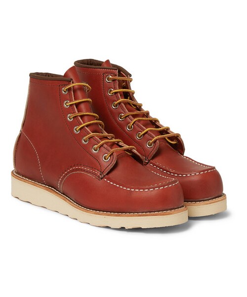 Classic Moc Rubber-Soled Leather Boots
