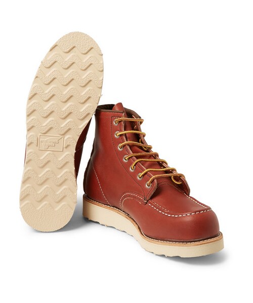 Classic Moc Rubber-Soled Leather Boots