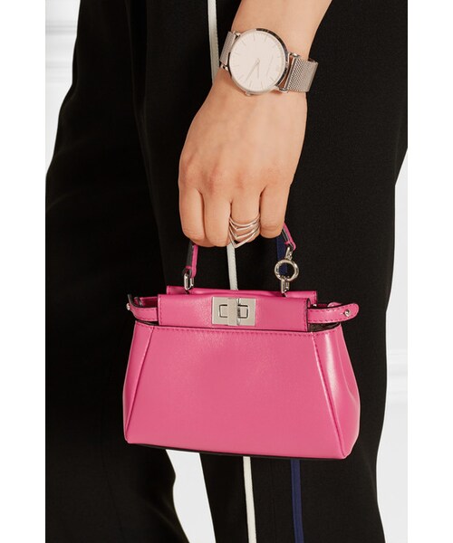 FENDI（フェンディ）の「Fendi Peekaboo micro leather shoulder bag（ショルダーバッグ・レディース・Pink）」の10枚目の写真