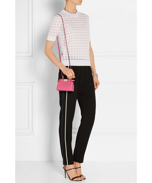 FENDI（フェンディ）の「Fendi Peekaboo micro leather shoulder bag（ショルダーバッグ・レディース・Pink）」の5枚目の写真