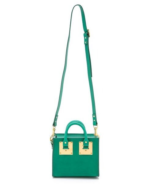 Sophie Hulme（ソフィーヒュルム）の「Sophie Hulme Box Tote Bag（トートバッグ・レディース・Green・One Size）」の5枚目の写真