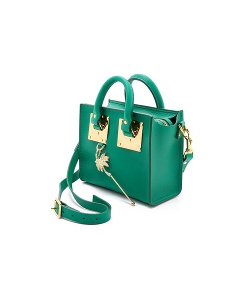 Sophie Hulme（ソフィーヒュルム）の「Sophie Hulme Box Tote Bag（トートバッグ・レディース・Green・One Size）」の4枚目の写真