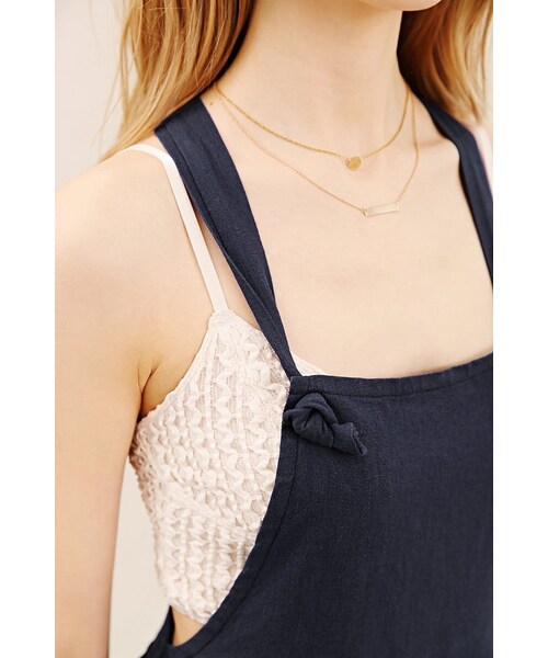 URBAN OUTFITTERS（アーバンアウトフィッターズ）の「Urban Renewal Remade Overall Dress（ワンピース・レディース・NAVY・M/S/L）」の3枚目の写真