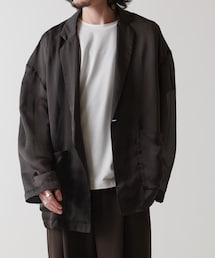 Lui's | サテンオーガンジーシアーjkt(テーラードジャケット)