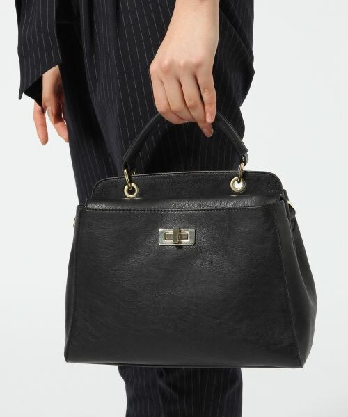 JEANASIS(ジーナシス)の「3WAYワンハンドルショルダー(バッグ・レディース・アイボリー(08)/ブラック(09)/ホワイト系(22)・FREE)」の3枚目の写真