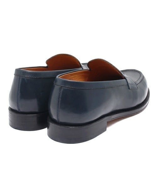 JALAN SRIWIJAYA（ジャランスリウァヤ）の「【Jalan Sriwijaya】コインローファー（ドレスシューズ・メンズ・ネイビー・MEDIUM/LARGE）」の4枚目の写真