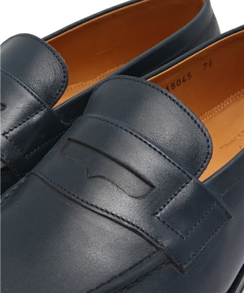 JALAN SRIWIJAYA（ジャランスリウァヤ）の「【Jalan Sriwijaya】コインローファー（ドレスシューズ・メンズ・ネイビー・MEDIUM/LARGE）」の6枚目の写真