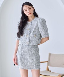 one after another NICE CLAUP | バッグレースアップミニスカート(スカート)