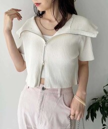 one after another NICE CLAUP | 【着回し抜群！】ジップニット(ニット/セーター)