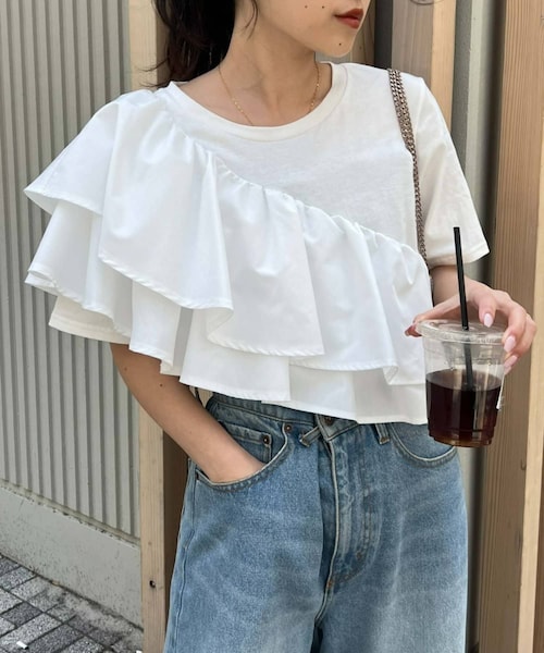 CIAOPANIC TYPY - チャオパニックティピー　フリルトップス CIAOPANIC TYPY - 新品 チャオパニックティピー フリル使い