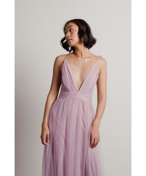 TOBI（-）の「Slay The Night Deep V Double High Slit Maxi Dress - Blue（その他・レディース・other）」の15枚目の写真