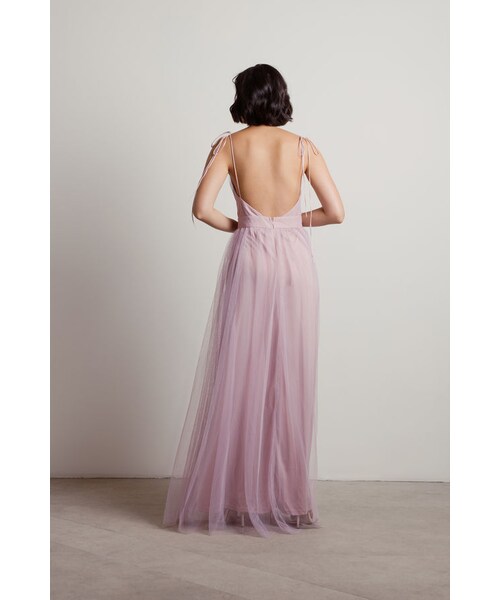 TOBI（-）の「Slay The Night Deep V Double High Slit Maxi Dress - Blue（その他・レディース・other）」の16枚目の写真