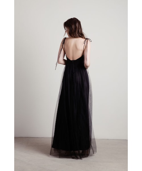 TOBI（-）の「Slay The Night Deep V Double High Slit Maxi Dress - Blue（その他・レディース・other）」の20枚目の写真