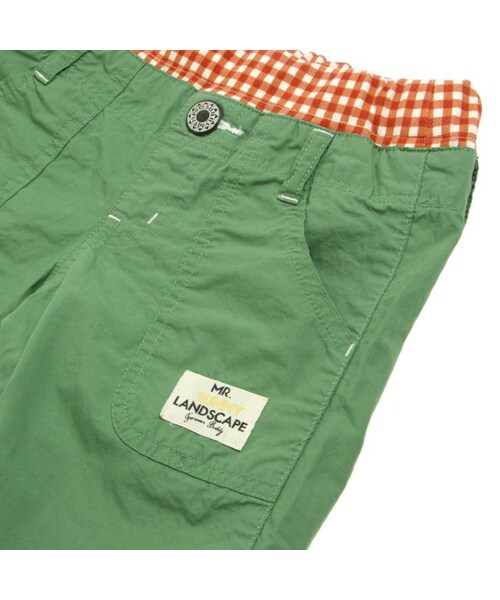 apres les cours（アプレレクール）の「◎ダンプワッシャーハーフパンツ（パンツ・キッズ・ベージュ/カーキ/ネイビーブルー/イエロー・80/90/95/100/110/120/130/140）」の11枚目の写真