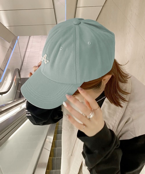 Lattice（Lattice）の「ロゴキャップ（キャップ・レディース・ブラック/ベージュ/ホワイト/ブルー・FREE）」の4枚目の写真