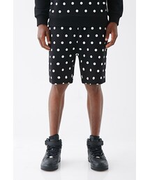 FOREVER 21 | [MEN]オーバーサイズドットスウェットショートパンツ(その他)